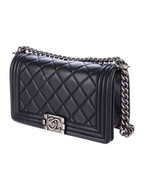 boy chanel medium quilted crest flap bag|chanel boys bag review.